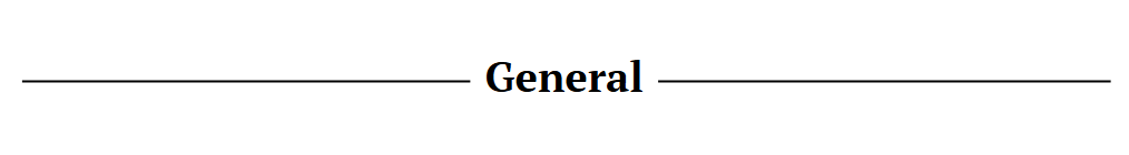 General plugins