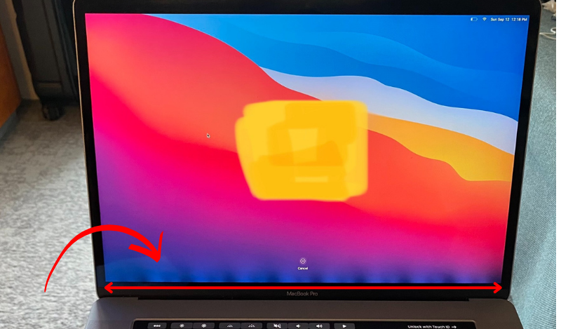 Dead pixels on macbook screen