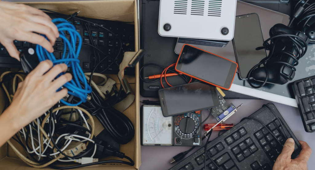 recycle the wire and keyboards