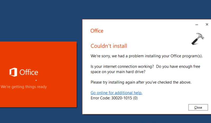 Office sofware have issues when install