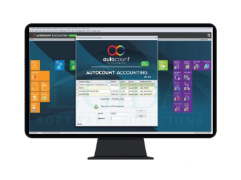 autocountaccounting A monitor with autocount accounting display