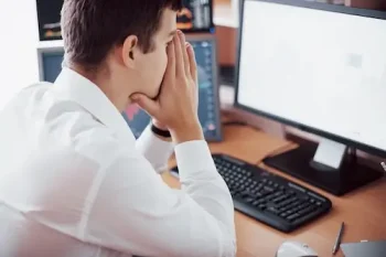 data loss a guy who shock because of his data lost
